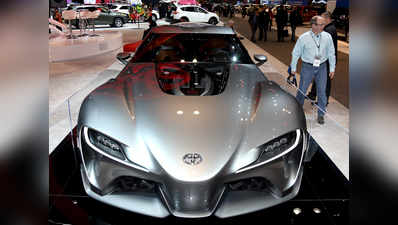 Toyota Supra फर्स्‍ट लुक: कार का फ्रंट ऐंड हुआ लीक