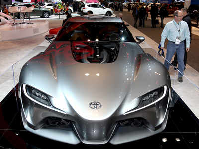Toyota Supra फर्स्‍ट लुक: कार का फ्रंट ऐंड हुआ लीक