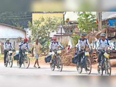 ಧಾರವಾಡಕ್ಕೆ ವಿವೇಕಾನಂದ ವಿಚಾರ್‌ ಸೈಕಲ್‌ ಯಾತ್ರೆ