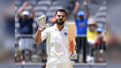 India vs Australia: सेंचुरी के बाद विराट कोहली का इशारा, बल्ला बोलता है