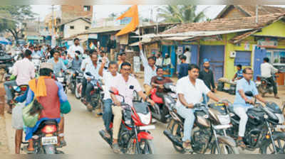 ಸವಣೂರಲ್ಲಿ ಬೈಕ್‌ ರಾರ‍ಯಲಿ ಸಂಭ್ರಮ