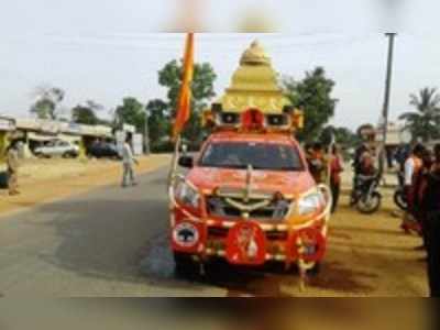 ಸುಧರ್ಮ ರಥಯಾತ್ರೆಗೆ ಅದ್ಧೂರಿ ಸ್ವಾಗತ