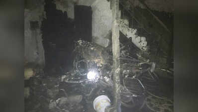 बहलोलपुुर गांव के एक मकान में लगी आग, 12 लोग झुलसे