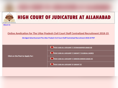 Allahabad High Court 2019 Recruitment: 3408 पदों पर करें आवेदन, आज अंतिम दिन