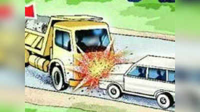 गुजरात : सड़क दुर्घटना में एक ही परिवार के 10 सदस्यों की मौत