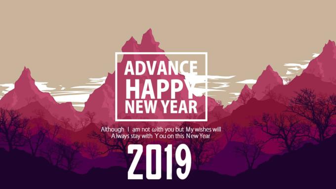 Advance Happy New Year 2019
