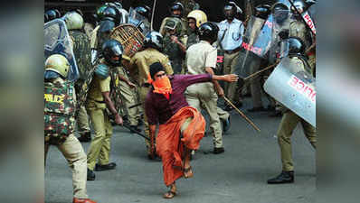 सबरीमाला हिंसा: अब तक 1369 गिरफ्तारी और 801 केस हुए दर्ज