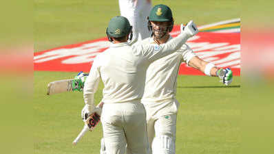 केप टाउन टेस्ट: फाफ डु प्लेसिस का शतक, दक्षिण अफ्रीका को 205 रनों की बढ़त