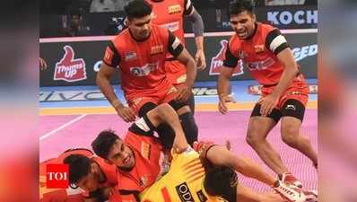 VIVO Pro Kabaddi: ಬೆಂಗಳೂರು ಬುಲ್ಸ್ ಪ್ರಶಸ್ತಿಗಿನ್ನು ಒಂದೇ ಮೆಟ್ಟಿಲು!