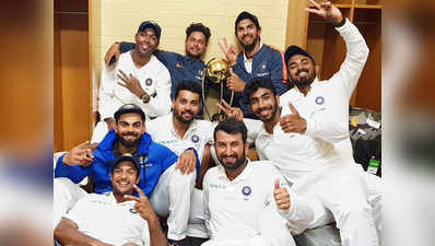 ऑस्ट्रेलिया से टेस्ट सीरीज जीत के बाद भारत आर्मी संग मेरे देश की धरती पर थिरकी टीम इंडिया
