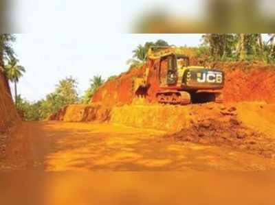 ಪ್ರಗತಿ ಹಂತದಲ್ಲಿ ಮಲೆನಾಡು ಹೆದ್ದಾರಿಯ ನಿರ್ಮಾಣ