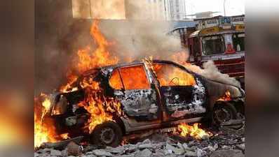 चेन्नै: पुलिस ने पकड़ी गाड़ी तो कैब ड्राइवर ने कार को किया आग के हवाले