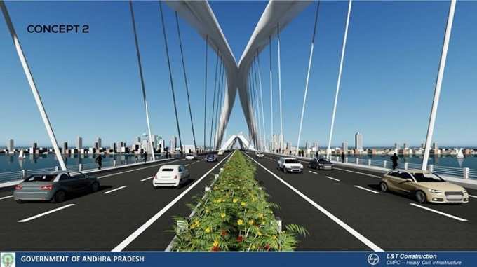 amaravati iconic bridge