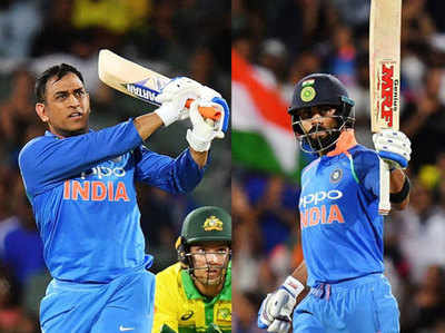 India vs Australia: कोहली-धोनी के दम पर जीता भारत, सीरीज 1-1 से बराबरी पर