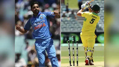 finch vs bhuvneshwar : भुवनेश्वरच्या जाळ्यात असा फसला फिंच