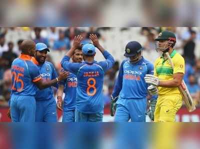 3rd ODI Ind vs Aus: சாஹல் பந்துவீச்சில் சுருண்ட ஆஸி. அணி: இந்தியாவுக்கு 231 ரன்கள் இலக்கு