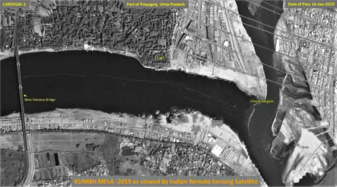 Kumbh Mela Images From Space