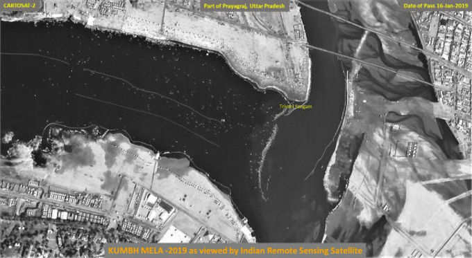 Kumbh Mela Images From Space