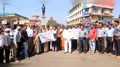 ಸೂಕ್ತ ಪರಿಹಾರಕ್ಕೆ ಪ್ರಕೃತಿ ವಿಕೋಪ ಸಂತ್ರಸ್ತರ ಆಗ್ರಹ