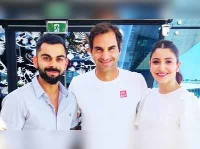 Roger Federer: டென்னிஸ் கிங் ஃபெடரருடன் தம்பதியாக புகைப்படம் எடுத்த கிங் கோலி