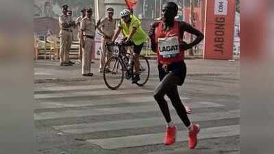 MUMBAI MARATHON Live : केनियाचा कॉसमस लॅगट विजेता