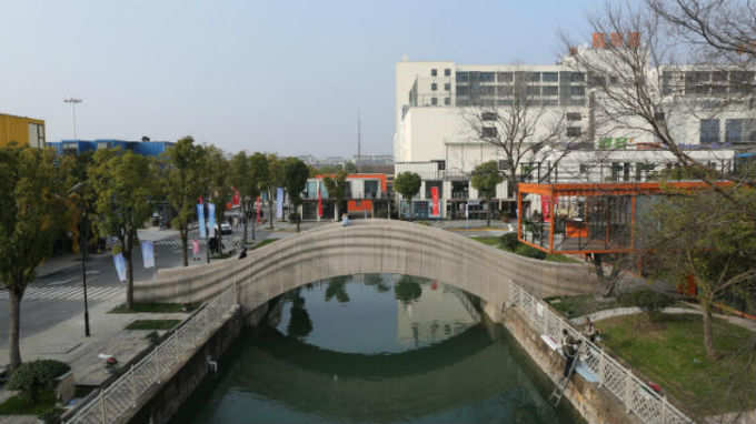 World&#39;s longest 3D-printed concrete bridge