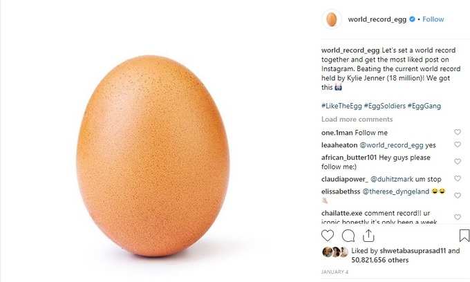 Instagram Egg Post