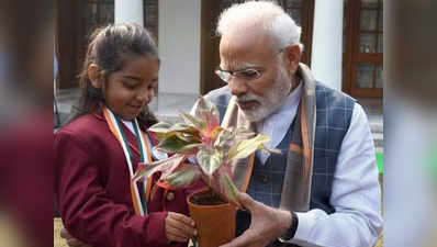 हर हफ्ते 10 पौधे लगाने वाली ईहा से मिल बोले पीएम मोदी- एक दिन बड़ा पद हासिल करेगी