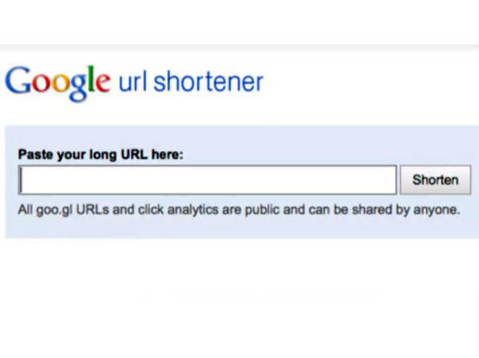 Google URL Shortener