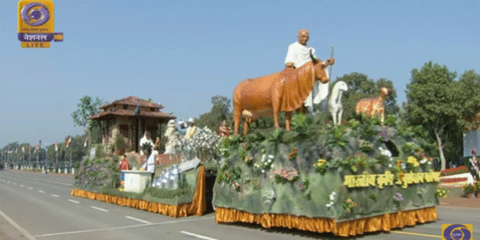 कृषि मंत्रालय की झांकी