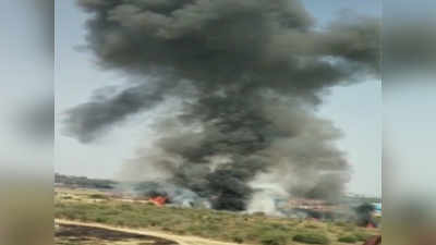 plane crashes : मिराज कोसळले, २ पायलट ठार