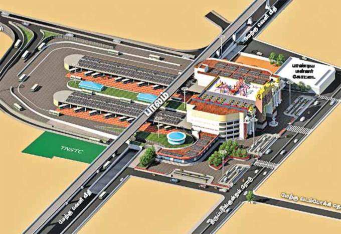 Madurai Smart city bus stand