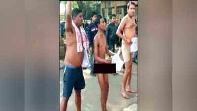 असम: नागरिकता (संशोधन) विधेयक के विरोध में नग्‍न प्रदर्शन, विडियो वायरल