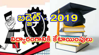 Budget 2019: 25 శాతం సీట్లు పెరిగినా.. 60 శాతం తగ్గిన నిధులు