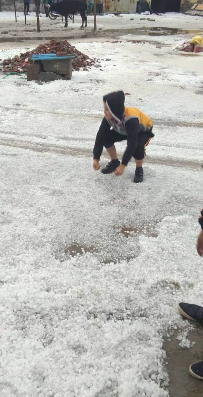 faridabad-hailstorm