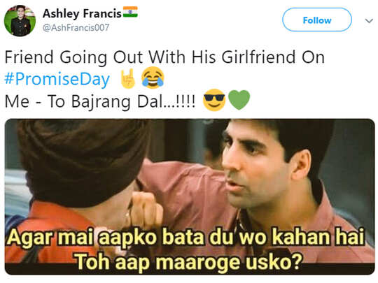 Happy Promise Day, Promise Day पर मजेदार जोक्स की बारिश! - happy promise day 2019 funny tweets on social media - Navbharat Times Happy Promise Day, Promise Day पर मजेदार जोक्स की बारिश! - happy promise day 2019 funny tweets on social media - Navbharat Times