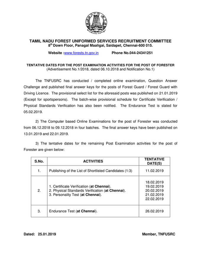 FORESTER Tentative dates _English-1