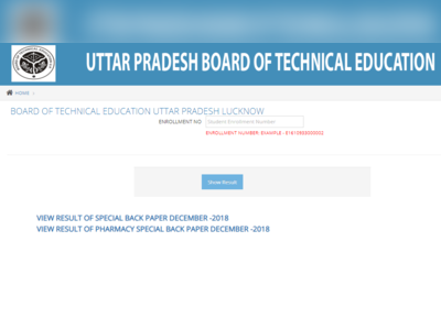 UP BTE Result 2019: यूपी पॉलिटेक्निक डिप्लोमा के रिजल्ट घोषित, इस डायरेक्ट लिंक से देखें