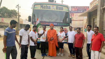 ಹಾವೇರಿ ತಲುಪಿದ ಮಾಹಾ ರನ್‌ ಫಾರ್‌ ಮೋದಿ