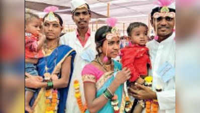 भिवंडी में 100 आदिवासी जोड़ों ने दोबारा की शादी, आयोजक सांसद ने किया इनकार