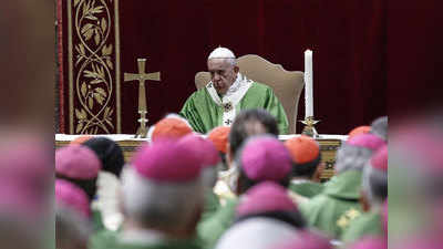 पोप ने बच्चों के यौन शोषण की तुलना नरबलि से की