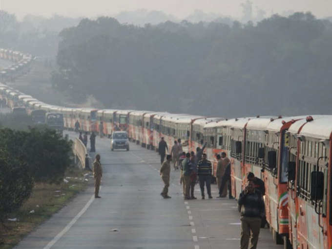 कुंभ की विशेष बसों से गिनेस रेकॉर्ड बनाने की कोशिश