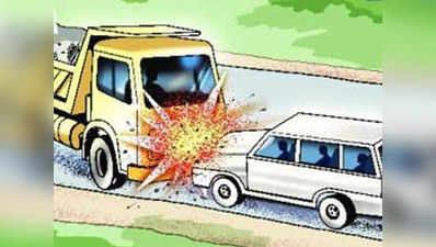 उत्तर प्रदेश: कार-ट्रक से भिड़ी, अमानीगंज बीडीओ की मौत