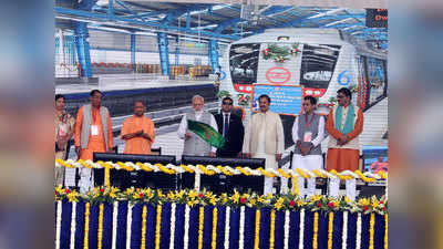 PM ने मेट्रो को हरी झंडी के साथ-साथ किया जेवर एयरपोर्ट का वादा