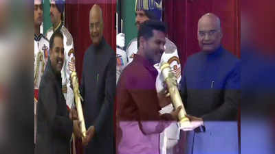 मनोज बाजपेयी और प्रभुदेवा पद्म पुरस्कार से किए गए सम्मानित, देखें विडियो
