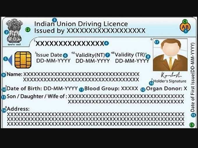 Indian Union Driving Licence