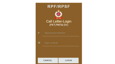 RPF Constable Admit card 2019: PET/PMT के ऐडमिट कार्ड जारी, यहां करें डाउनलोड