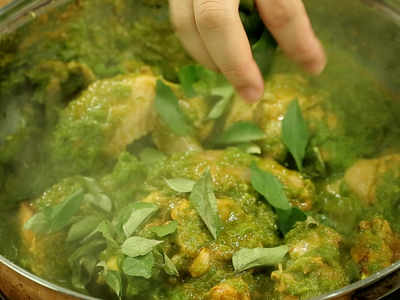 Green chicken curry recipe ചപ്പാത്തിക്കൊപ്പം കഴിക്കാം ഗ്രീൻ ചിക്കൻ കറി