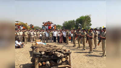 शहीद BSF जवान राहुल शिंदेंवर अंत्यसंस्कार
