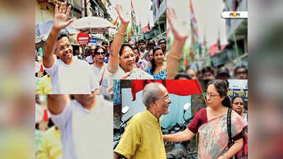 নামজাদা প্রার্থী নন, তাই মালা-নন্দিনীর ঘাম ঝরানো প্রচার